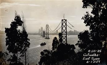 (BAY BRIDGE) A set of 11 albums detailing the construction of the original San Francisco-Oakland